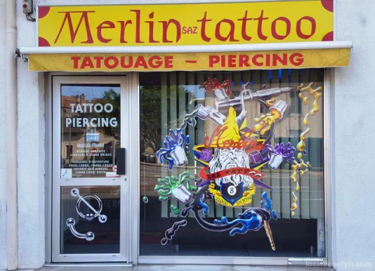 Merlin saz tattoo, Bourgogne-Franche-Comté - Photo 5