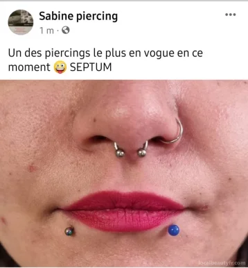 Sabine piercing, Mulhouse - Photo 1