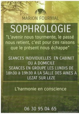 SOPHROLOGUE, Marion Fournial, Occitanie - 