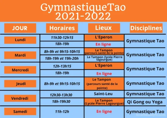 Gym Tao (A.R.G TAO), Réunion - Photo 1